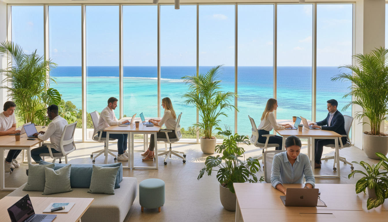 Espace coworking Île Maurice