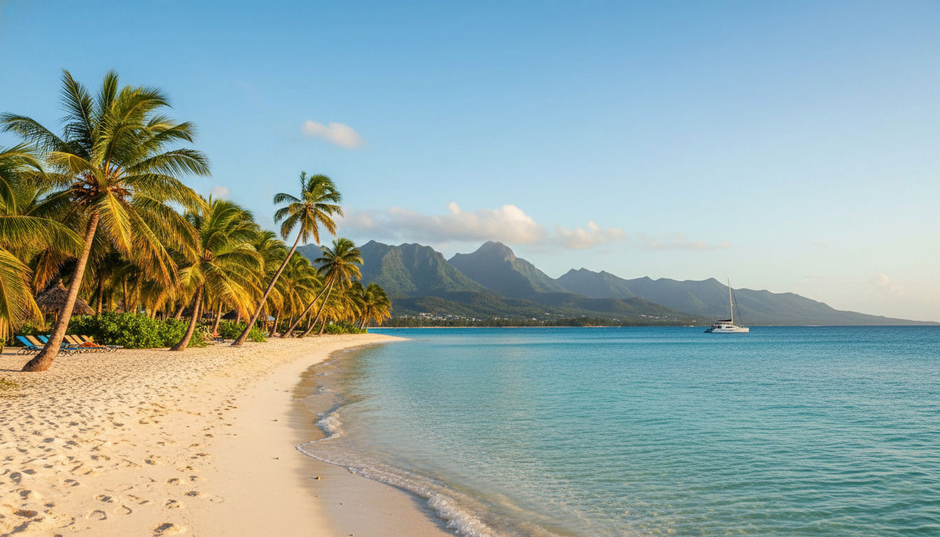 Plage paradisiaque Île Maurice